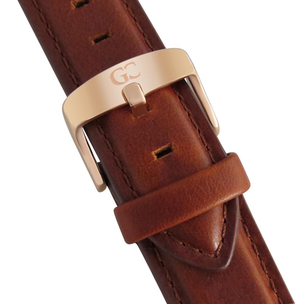 36mm Kenmare TL13646 Peach Rose Gold Brown Leather Strap Women's Watch