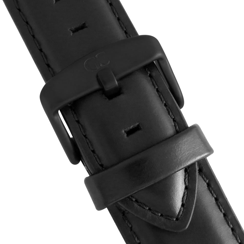 40mm Mercer TL14033 Black Black Black Leather Men's Watch