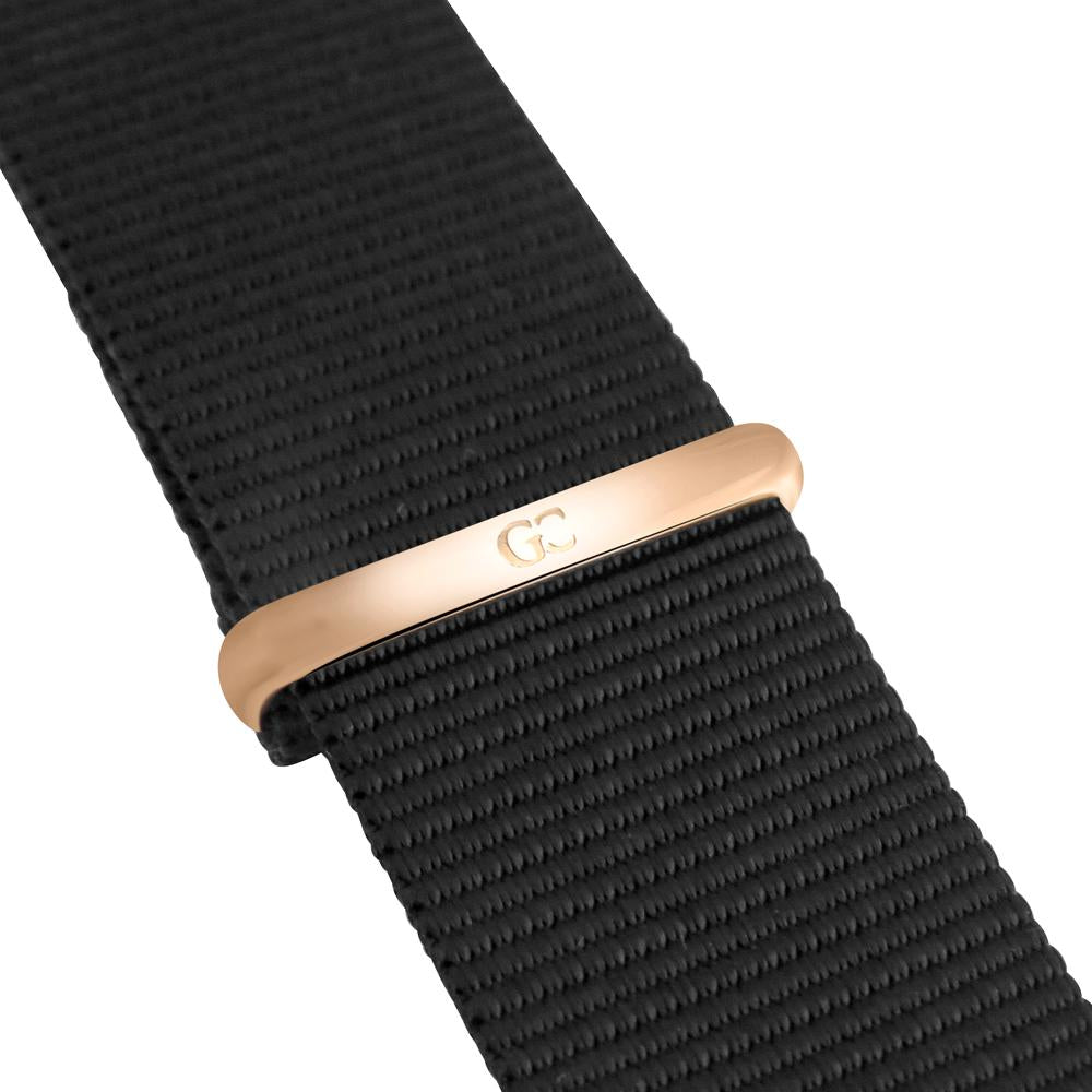 40mm Columbia TL14032 Black Rose Gold Black Nato Nylon Band Strap Men's Watch