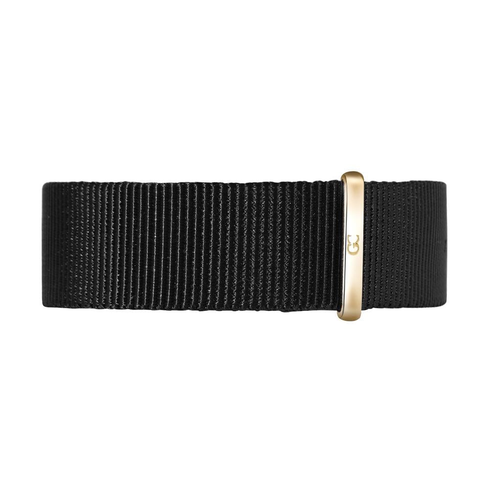 18mm black nylon nato strap rose gold Buckle Watch Band Strap Women's