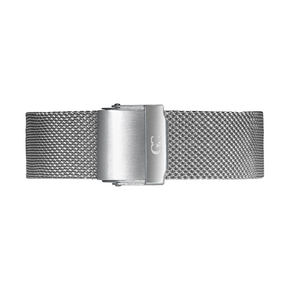 18mm silver mesh Buckle Watch Band Strap Women's Watch Band Strap Women's