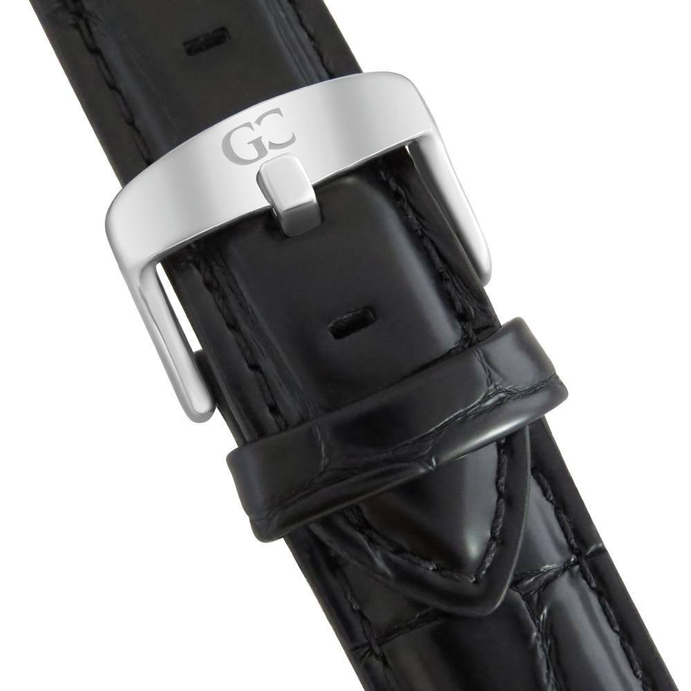 36mm Carmine RN13603 White Silver Black Crocodile Leather Women's Watch