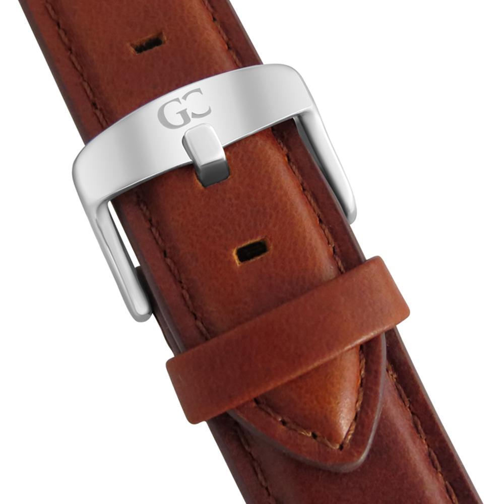 36mm Trinity TL13631 White Pearl Silver Brown Leather Women's Watch