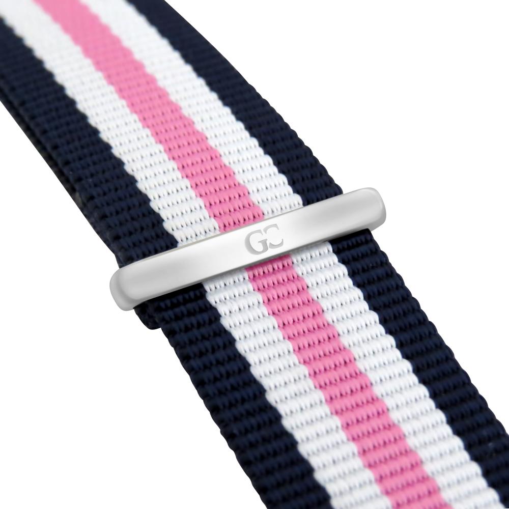 36mm York TL13669 Black Silver White Pink Navy Blue Nylon Nato Strap Band Women's Watch