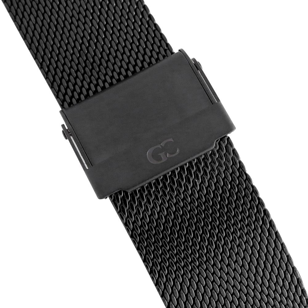 40mm Monroe TL14034 Black Black Black Mesh Strap Men's Watch