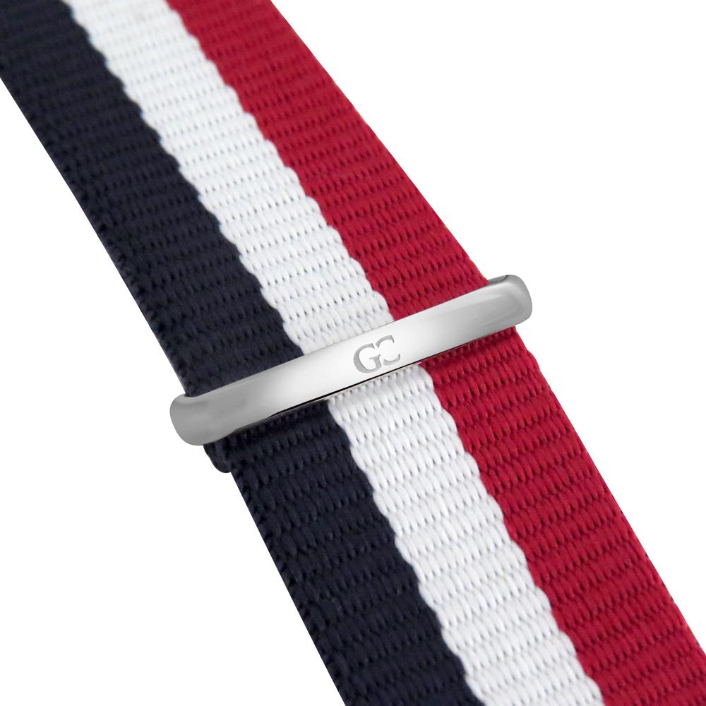 40mm Suffolk TL14029 Black White Red Navy Blue Silver Nato Nylon Band Strap Men's Watch