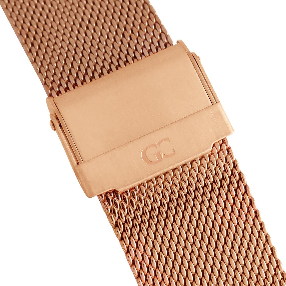 40mm Bowery TL14024 Black Rose Gold Mesh Band Strap Men's Watch