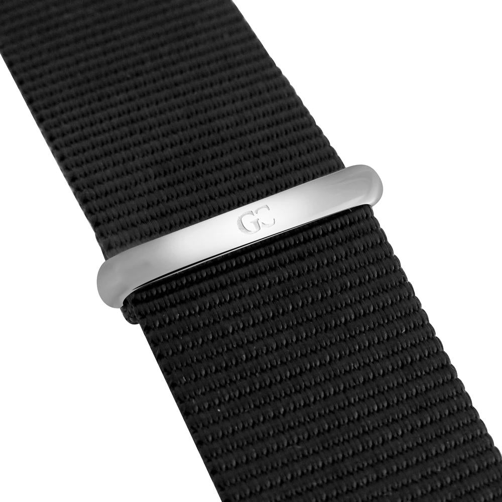 40mm Columbia TL14031 Black Silver Black Nato Nylon Band Strap Men's Watch